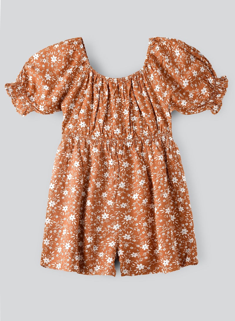 Aop Woven Playsuit