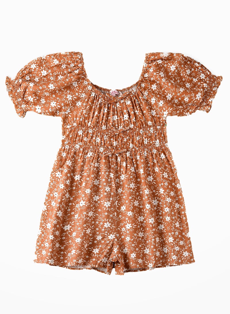 Aop Woven Playsuit