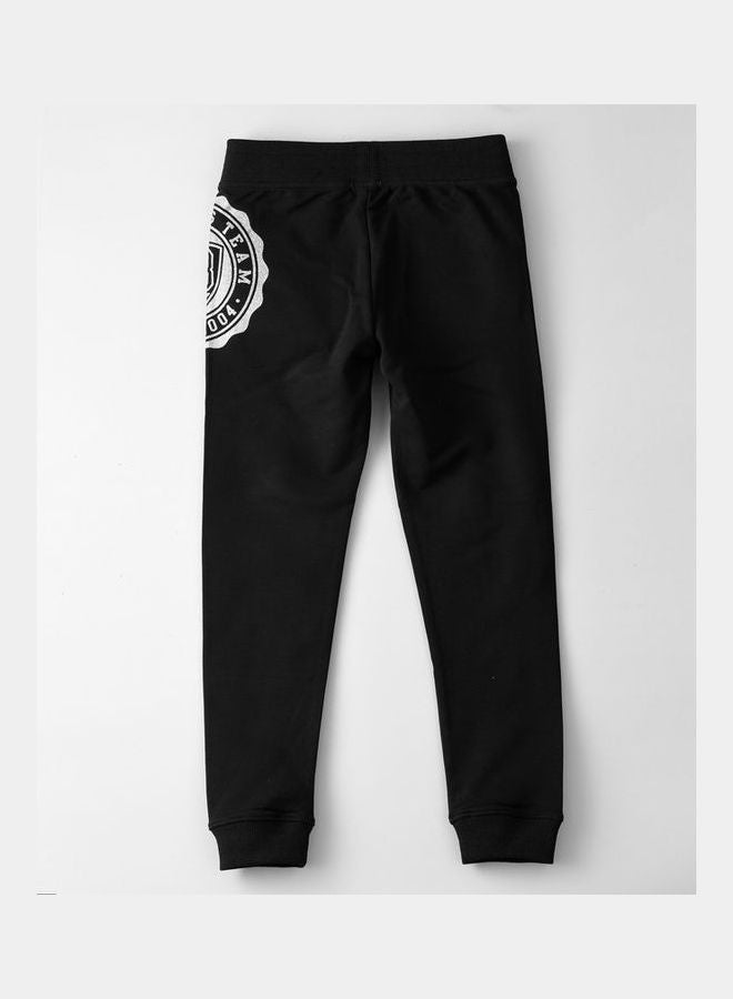 Casual Knitted Joggers Black