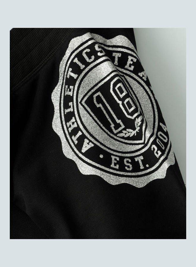 Casual Knitted Joggers Black
