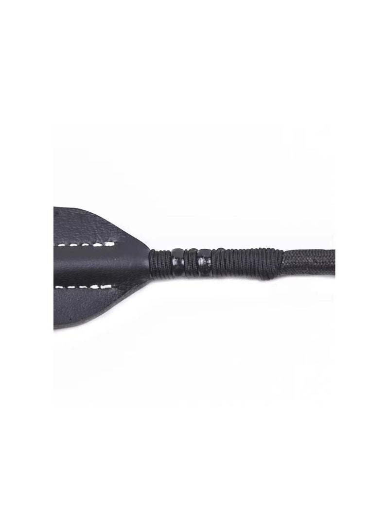 1-Piece Real Leather Riding Crop Whip,Genuine Top Premium Quality Equestrianism Horsewhip