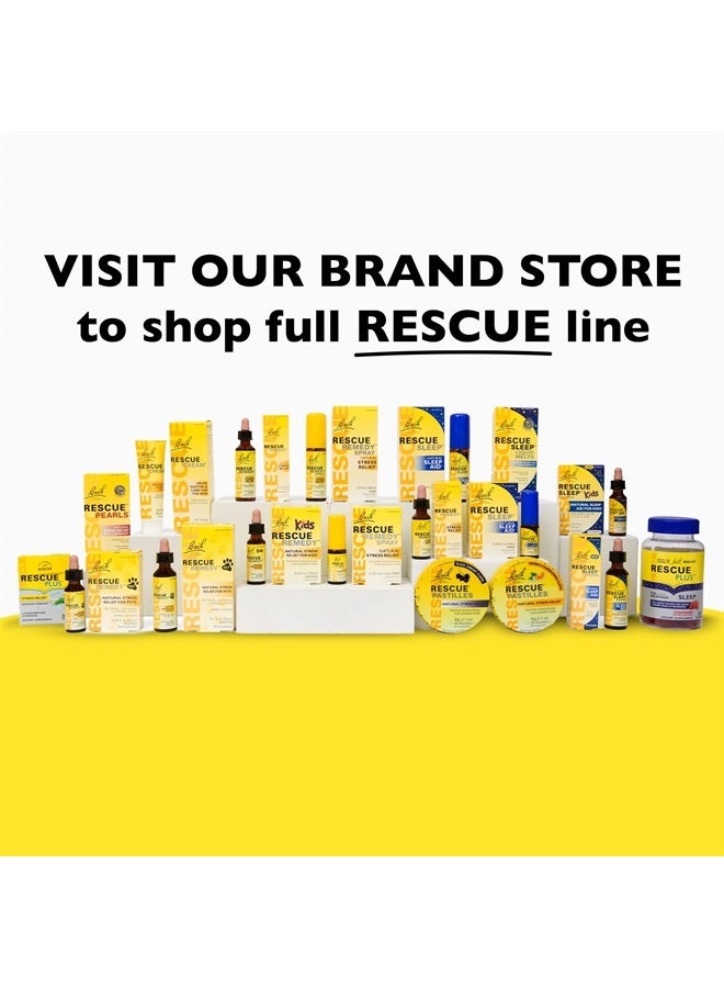 Bach RESCUE REMEDY Dropper 20mL, Natural Stress Relief, Homeopathic Flower Essence, Vegan, Gluten & Sugar-Free, Non-Habit Forming