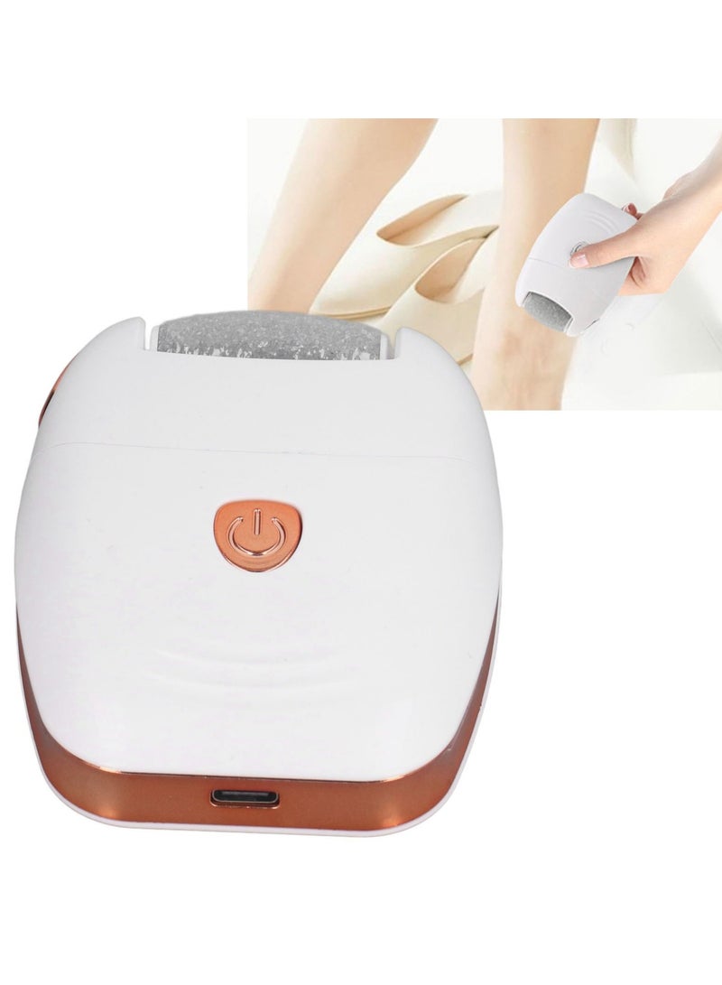 Electric Foot Scrubber, Adjustable 2 Gear Foot File, Rechargeable Professional Heel Repair, Callus Remover, Electric Callus Remover, pedicure tools for feet for Pedicure Home Use, Gold