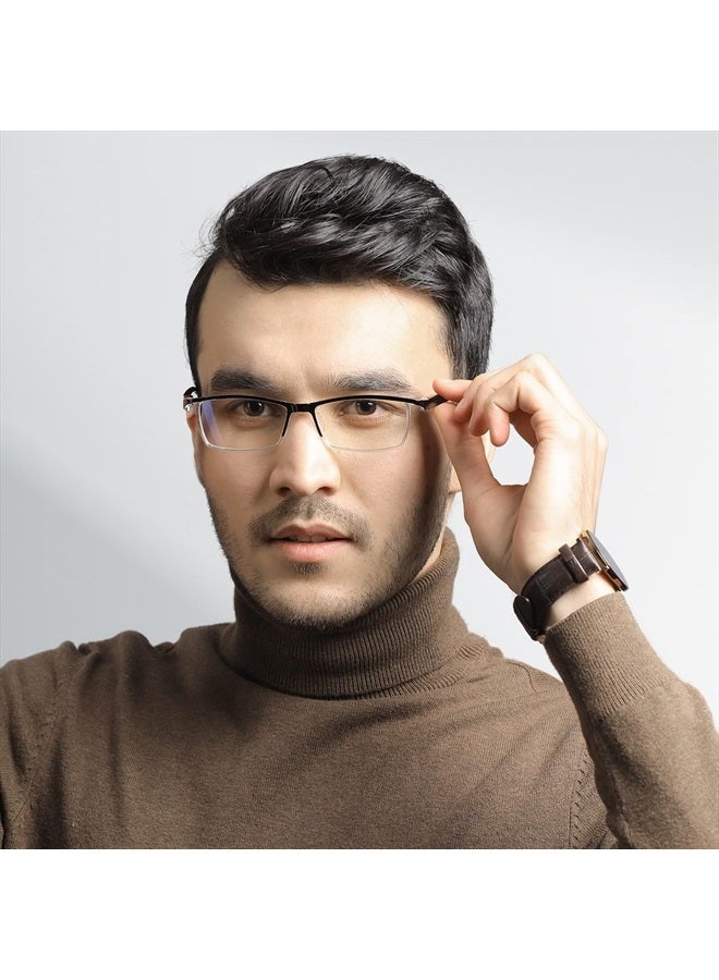 4Pcs Anti-Blue-ray Reading Glasses Portable Ultra-Light Readers(1.5X)