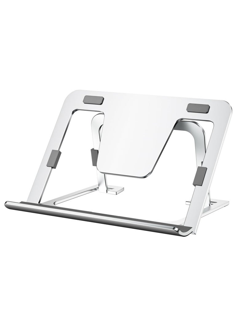 Tablet Stand Adjustable & Foldable, Slim Portable Aluminum Tablet Holder for Desk, Compatible with iPad Pro/Air/Mini, Samsung Tab, Surface Pro, Kindle Fire (7-13