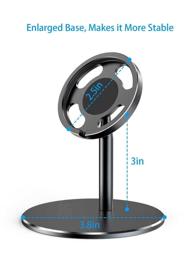 Aluminum mobile phone holder of MagSafe charger is compatible with Apple MagSafe holder for iPhone 12/Pro/Pro Max/Mini
