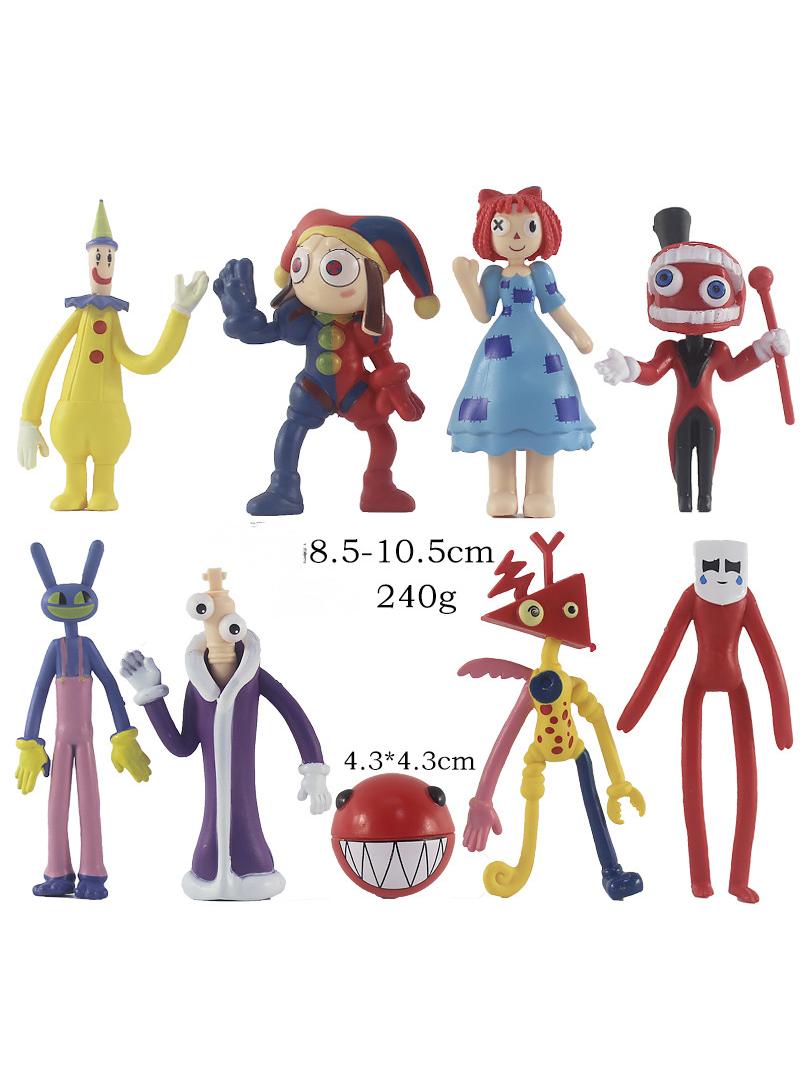 9 Pcs The Amazing Digital Circus Toy Set Ideas Toys Popular Cartoon Anime Model Ideas Toys Gifts for Adult & Kids