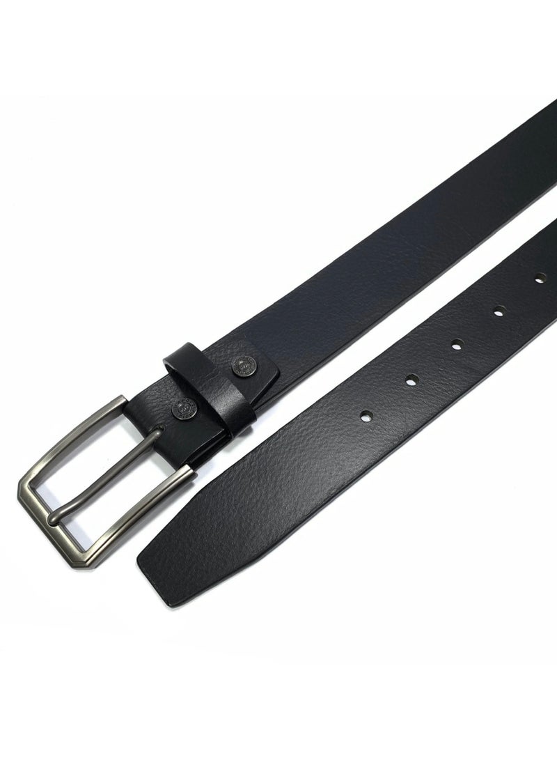 CLASSIC MILANO® Genuine Leather Belt Men in an elegant GIFT BOX; Classic Jean Belt; Belts for men Mens belt Leather; Pin Buckle 35MM