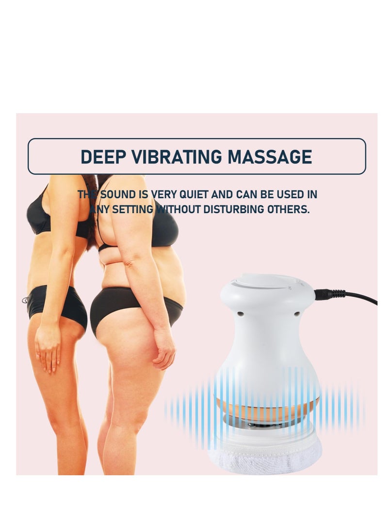 Body Sculpting Machine, Electric Cellulite Massager, Cellulite Massager for Women, with 3 Skin-Friendly Pads, Electric Body Sculpting Massager for Belly, Waist, Legs, Arms, Butt