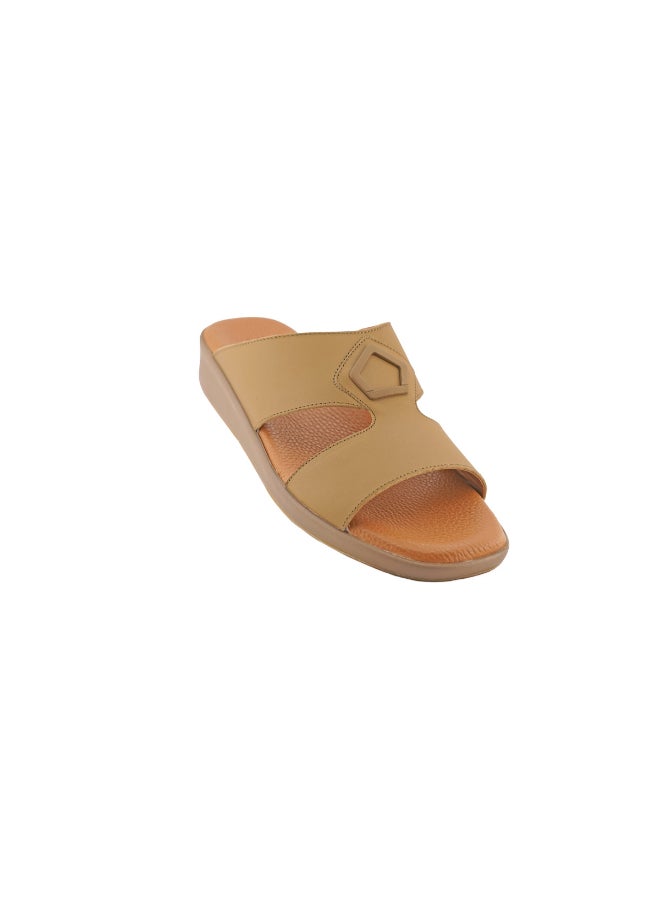 Stylish Slip-On Casual Sandals Brown