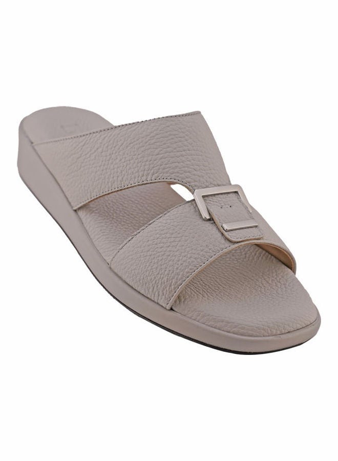 Comfortable Slip-On Arabic Sandals Grey