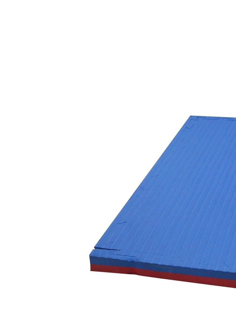 Judo mat 100x100 4cm taiwan red green