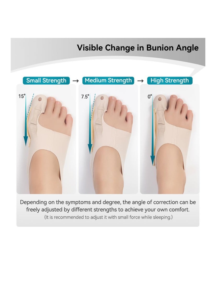 Bunion Corrector Socks for Women Big Toe, 1Pair Large Bunion Corrector, Bunion Relief Fix Toe Straightener for Athletes, Bunions Correction for in Shoes, Bunion Fix, Day Night Support