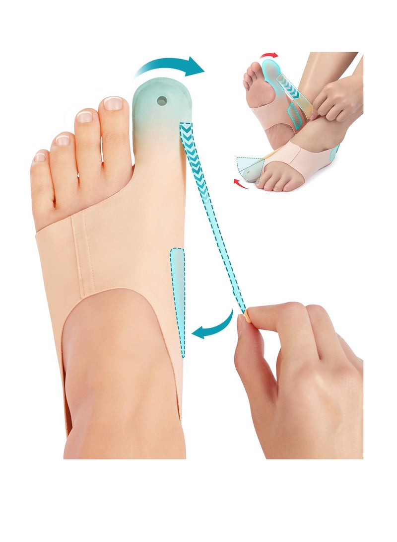 Bunion Corrector Socks for Women Big Toe, 1Pair Large Bunion Corrector, Bunion Relief Fix Toe Straightener for Athletes, Bunions Correction for in Shoes, Bunion Fix, Day Night Support