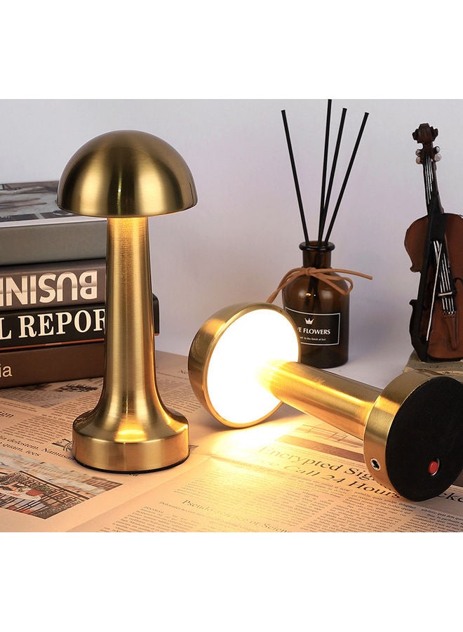 Retro Rechargeable Table Lamp with Touch Sensor Gold