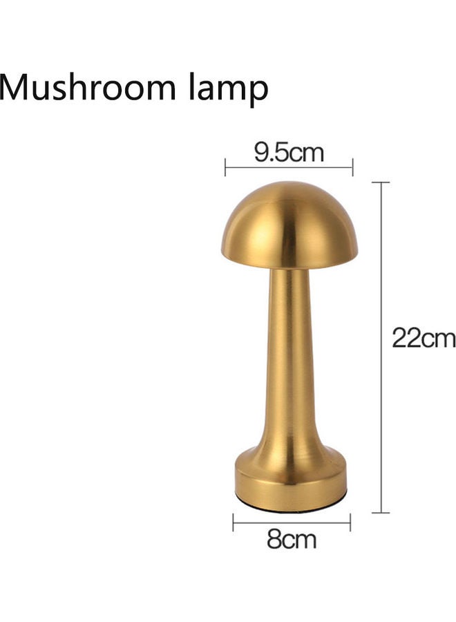 Retro Rechargeable Table Lamp with Touch Sensor Gold