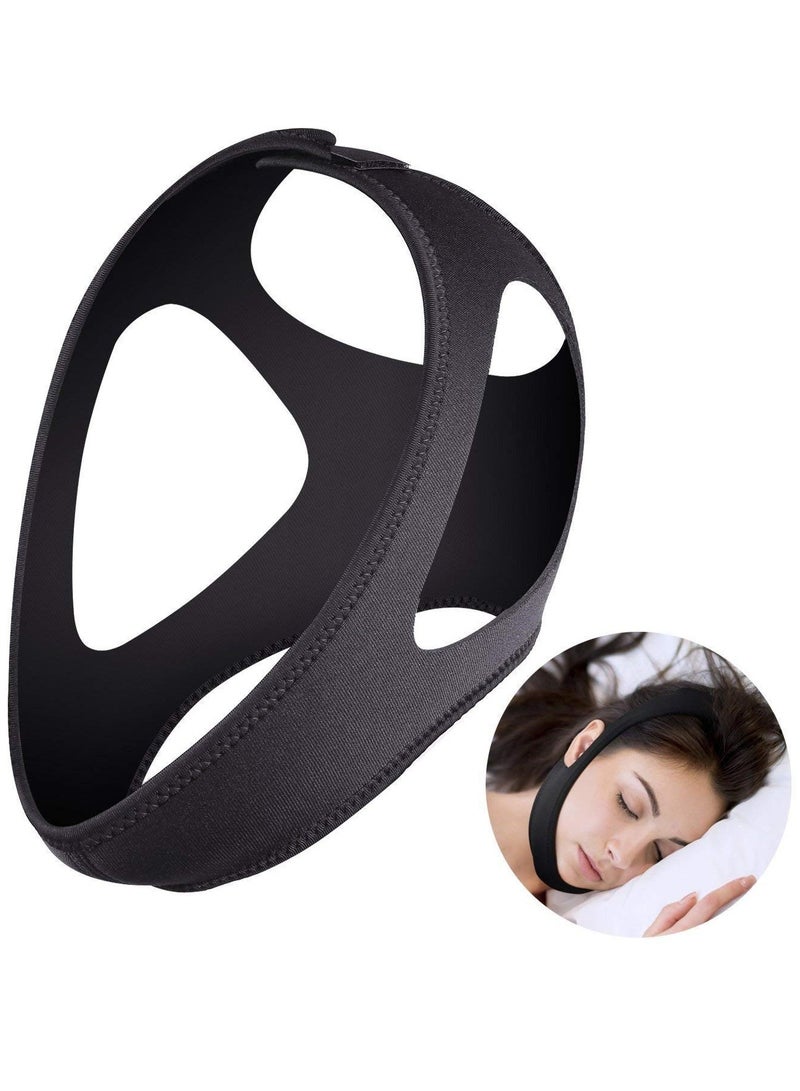 Anti Snoring Chin Strap, Stop Snoring, The Most Effective Snoring Solution, Snoring Reduction Relief Stopper, Sleep Aid Devices Adjustable Comfortable Bands For Men And Women