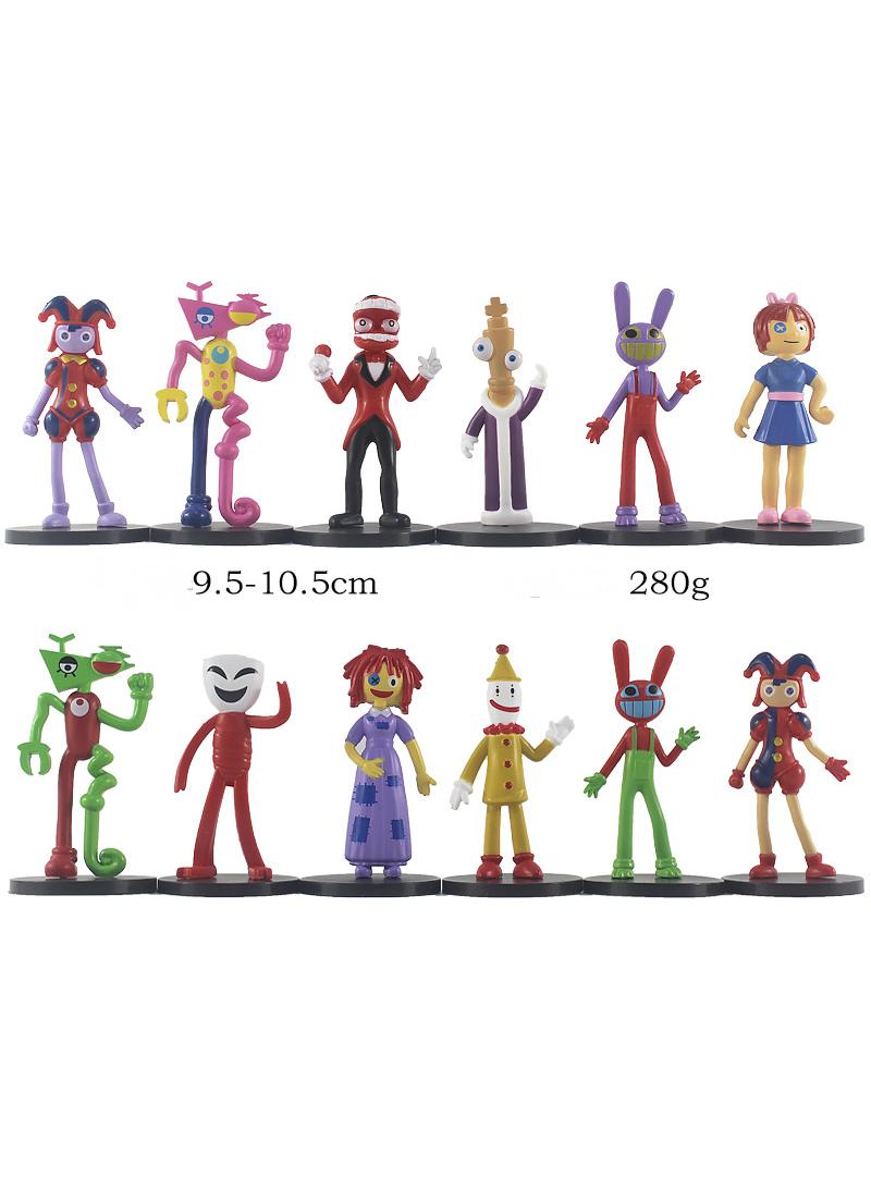 12 Pcs The Amazing Digital Circus Toy Set Ideas Toys Popular Cartoon Anime Model Ideas Toys Gifts for Adult & Kids