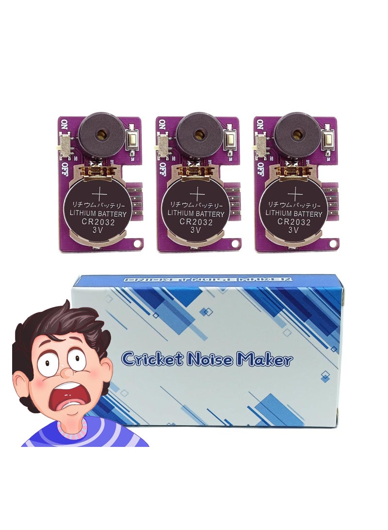 3 Pcs Cricket Prank Noise Maker Prank Device Beeping Several Months Hidden Prank Noise Maker Prank Stuff for Adults