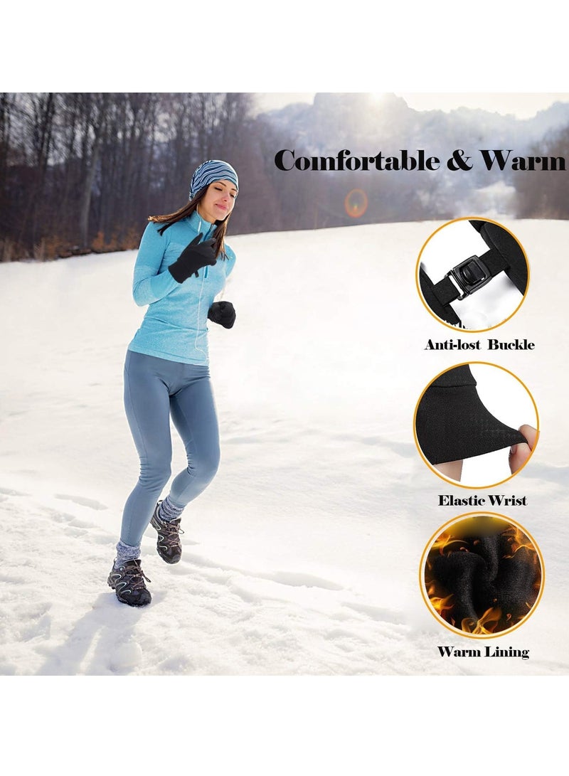 Winter Thermal Gloves, Touchscreen Compatible, Thermal, Windproof, and Anti-Slip, Perfect for Cycling, Running, and Driving, Men & Women’s Cold Weather Gear