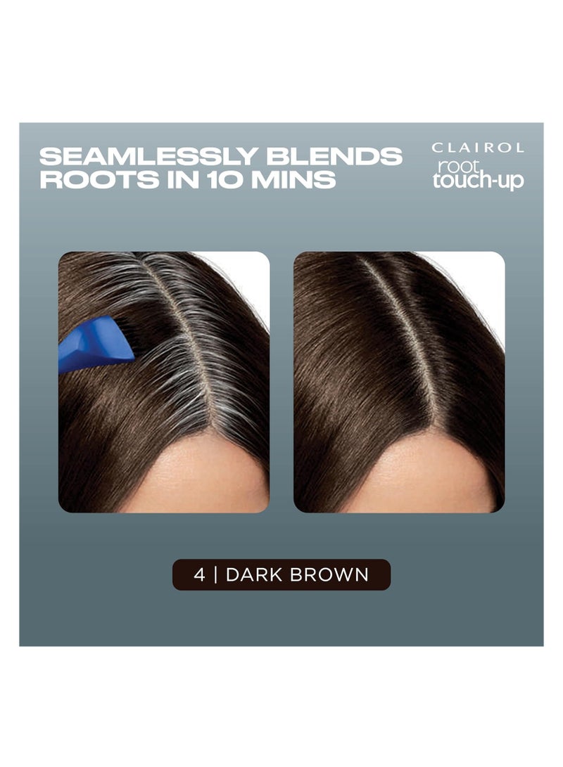 Clairol Nice 'n Easy Root Touch-Up 004 , Dark Brown, (PACKAGING MAY VARY) (Pack of 2)