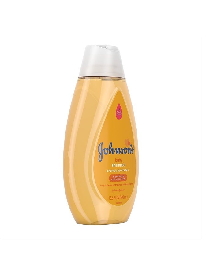 Shampoo with Tear-Free Formula, Shampoo for Baby's Delicate Scalp & Skin & Gently Washes Away Dirt & Germs, Free of Parabens, Phthalates, Sulfates and Dyes, 13.6 fl. oz (Pack of 3)