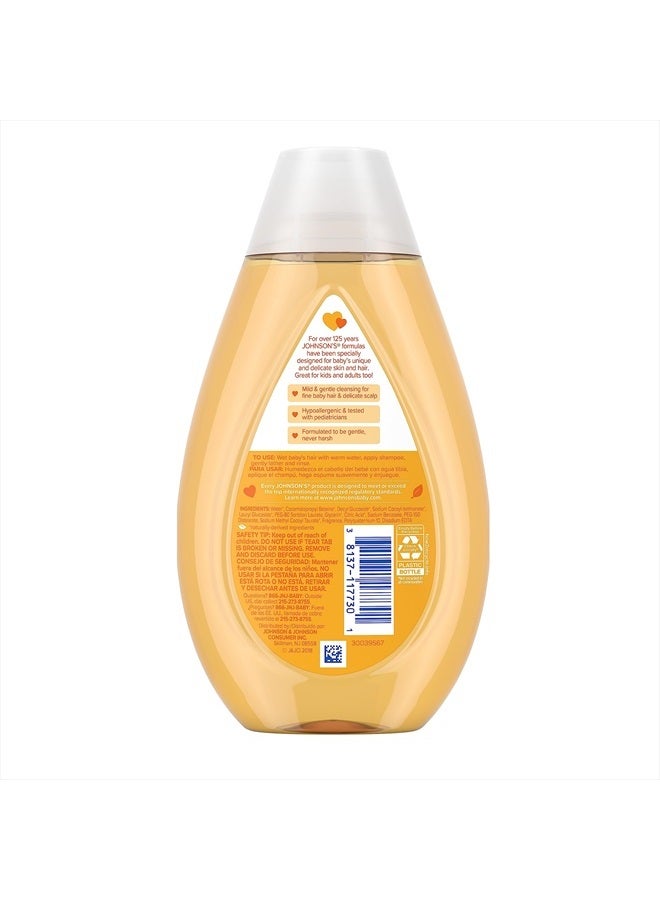 Shampoo with Tear-Free Formula, Shampoo for Baby's Delicate Scalp & Skin & Gently Washes Away Dirt & Germs, Free of Parabens, Phthalates, Sulfates and Dyes, 13.6 fl. oz (Pack of 3)