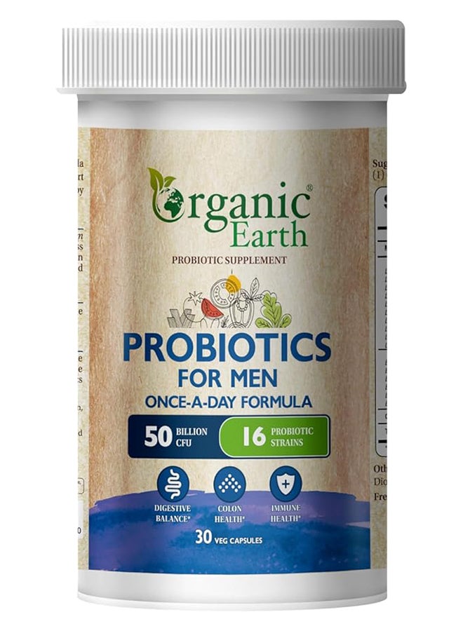 Once A Day Formula For Digestive Balance Colon And Immune Health With 50 Billion Cfu And 16 Probiotic Strains