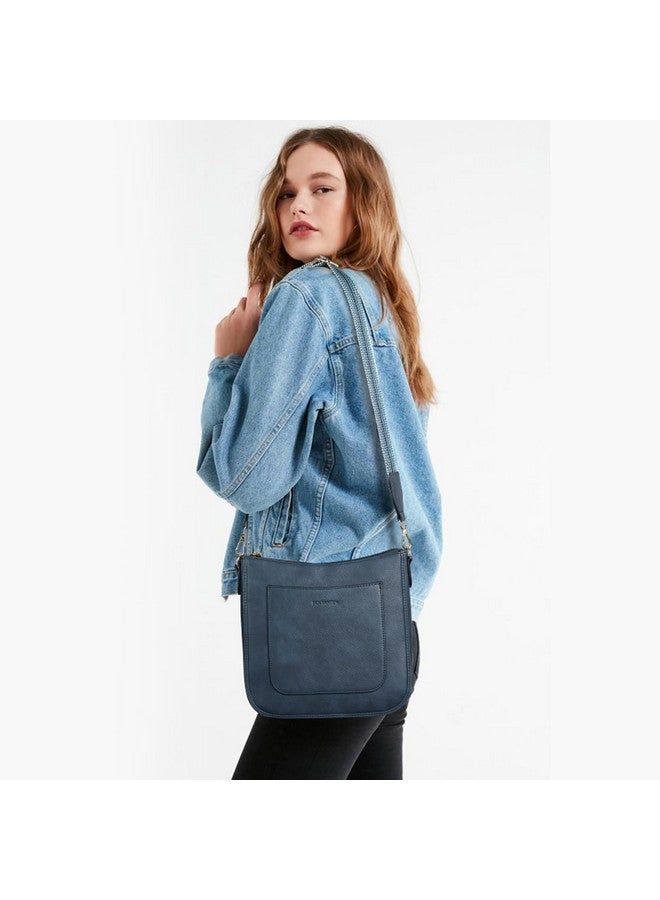 Crossbody Bags For Women Trendy Vegan Leather Hobo Handbags Fashion Shoulder Purse With Adjustable Guitar Strap