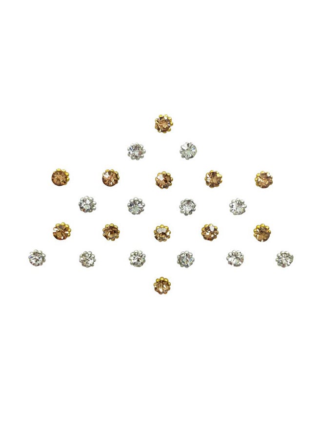 Diamond Collection Bindis Gold/Silver