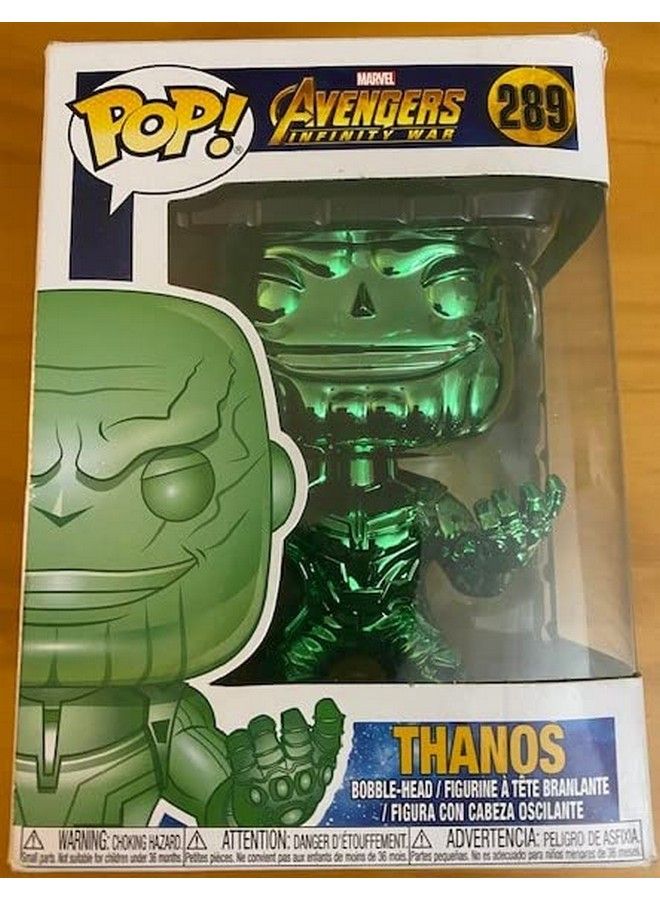 Popmarvel Avengers Infinity War Green Chrome Thanos Exclusive