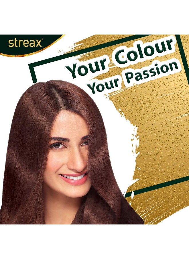 Cream Hair Color For Unisex 60Ml 4.6 Reddish Brown (Pack Of 8)