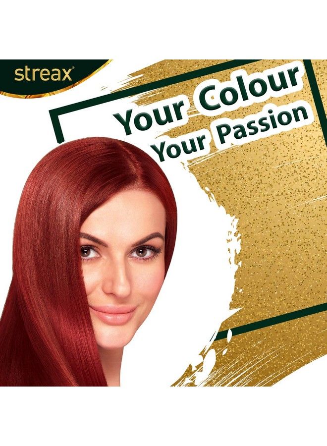 Cream Hair Color For Unisex 120Ml 0.6 Flame Red (Pack Of 4)