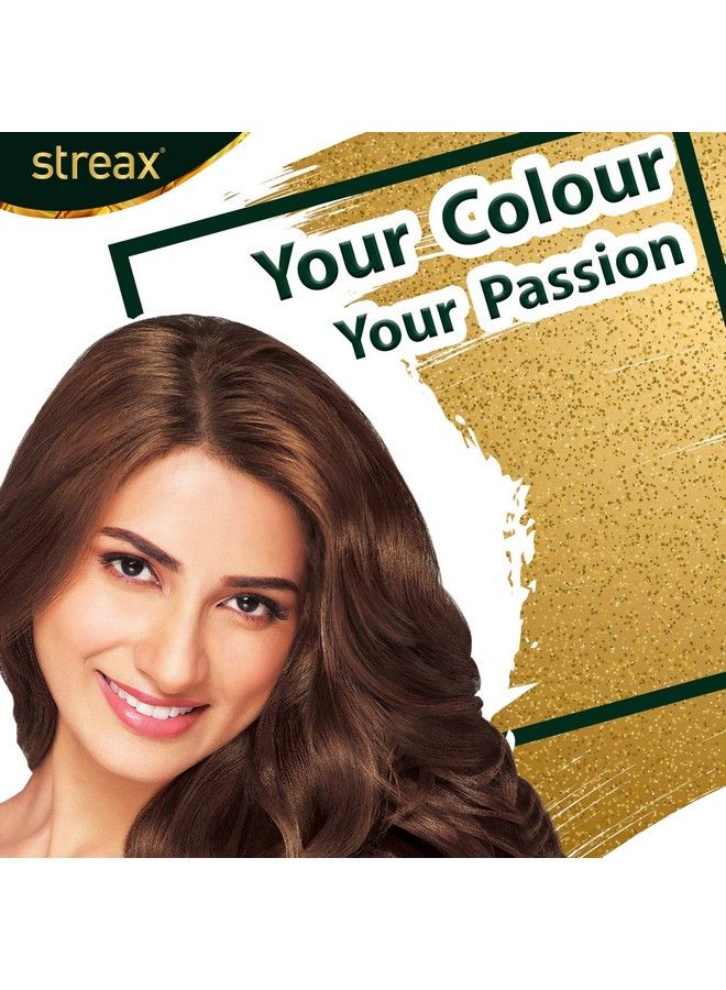 Cream Hair Color For Unisex 60Ml 5.4 Walnut Brown (Pack Of 8)