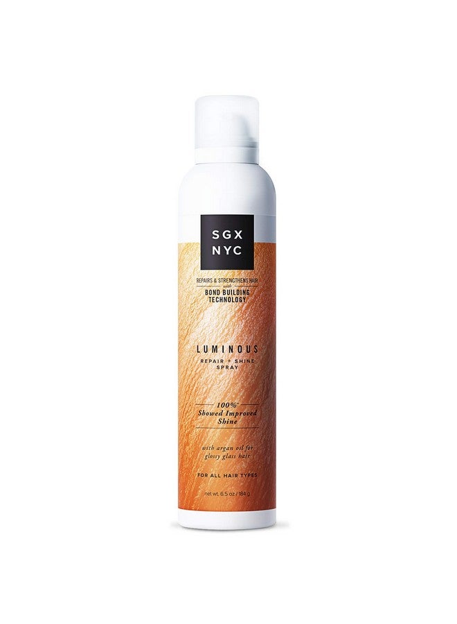 Gx Nyc Luminous Repair And Shine Spray 6.5 Oz For All Hair Types Lightweight Quick Drying Formula Smooths And Revitalizes Hair With Shine Adds Luster And Nourishment For Allday Radiance