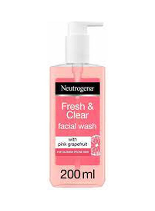 Refreshingly Clear Facial Wash, Pink Grapefruit & Vitamin C Pink 200ml