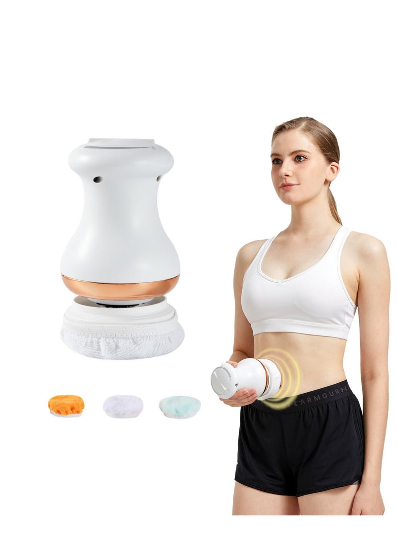 Body Sculpting Machine, Electric Cellulite Massager, Cellulite Massager for Women, with 3 Skin-Friendly Pads, Electric Body Sculpting Massager for Belly, Waist, Legs, Arms, Butt