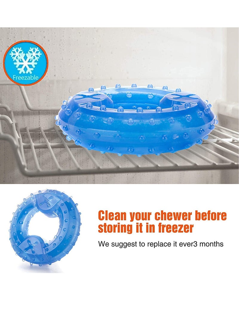 Pet Teether Pet Products Arctic Freeze Fetch Food Cooling, Cooling Freeze Puppy Teething Rings Arctic Durable Teething Toys for Dogs Perfect Training Tool Chew Ring Toys refined