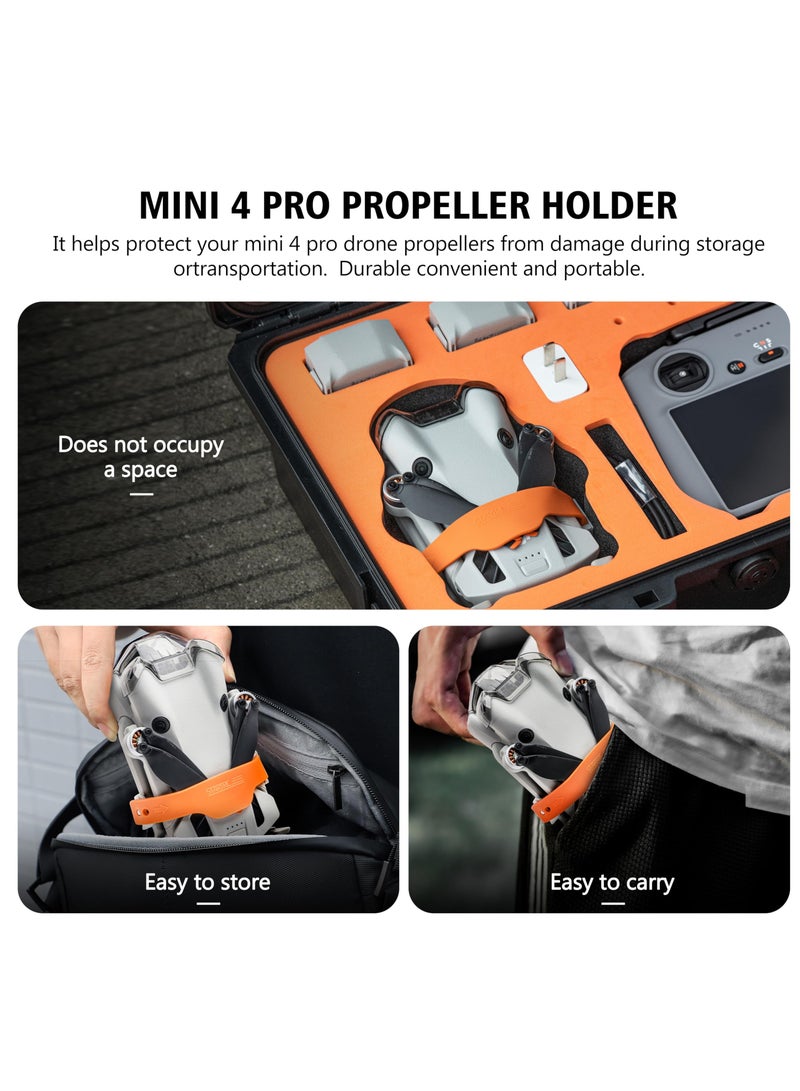 Mini 4 Pro Propeller Holder, Propeller Guard Strap for DJI Mini 4 Pro Drone Propellers,Protector Stabilizer and Propellers Fixator