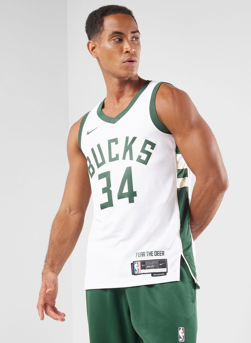 Milwaukee Bucks Dri-Fit Swimming Jersey