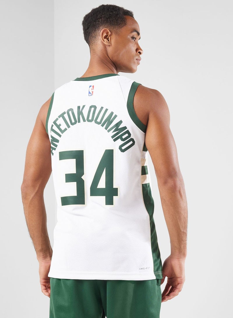 Milwaukee Bucks Dri-Fit Swimming Jersey