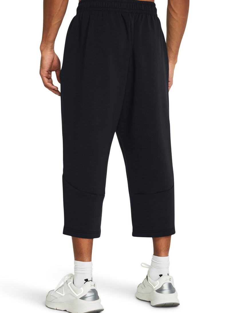 Unstoppable Fleece Baggy Crop Pants