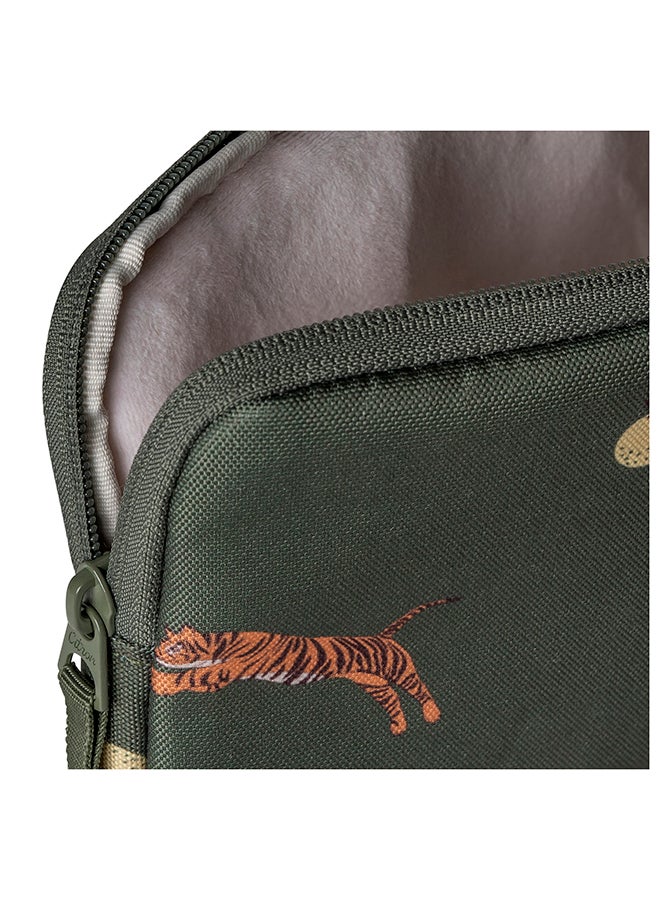 Protective Ipad Sleeve With Zipper Tiger