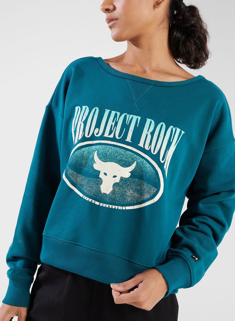 Project Rock Terry Long Sleeve Sweatshirt