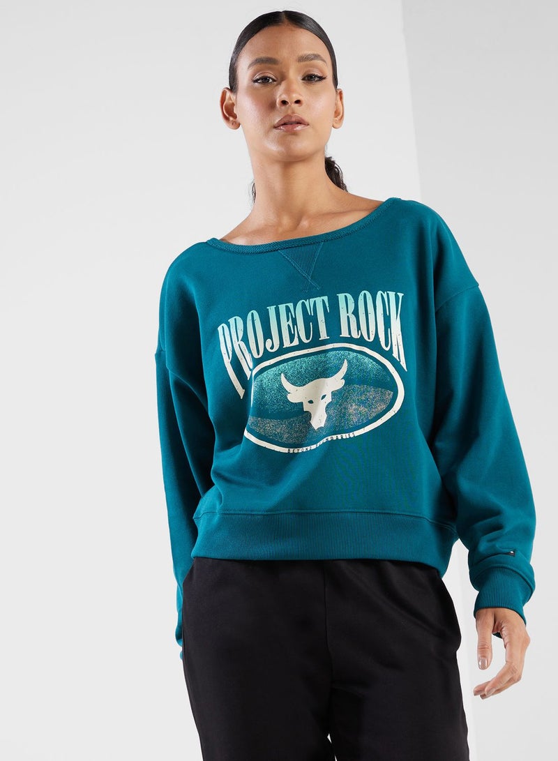 Project Rock Terry Long Sleeve Sweatshirt