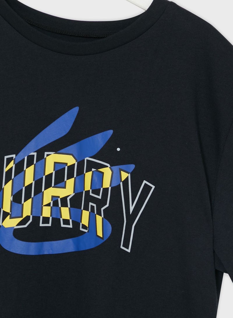 Boys' Curry Logo T-Shirt