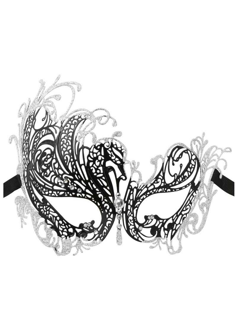 Couple Mask Half Venetian Masquerade Ball Mask Mardi Gras Mask