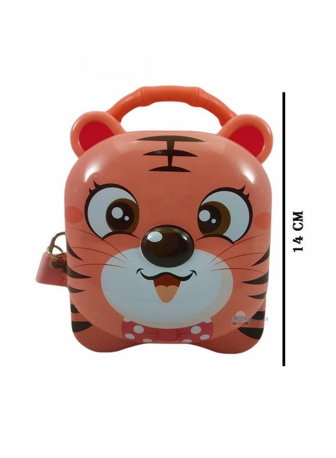 Tiger Coin Box For Kids Cartoon Toy Money Bank For Kids Piggy Saving Box For Girls Boys 1 Unit