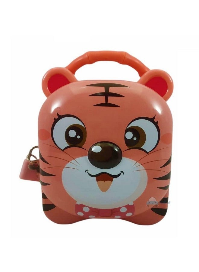 Tiger Coin Box For Kids Cartoon Toy Money Bank For Kids Piggy Saving Box For Girls Boys 1 Unit