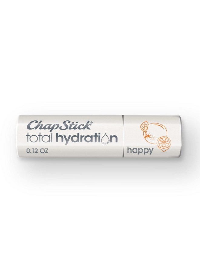 Total Hydration Essential Oils Happy Orange And Lemon Lip Balm Tube Lip Care 0.12 Oz